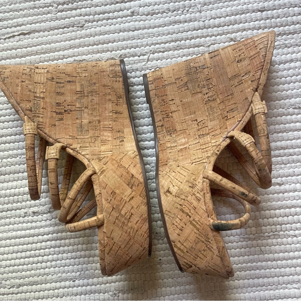 NWOB SHULTZ CORK WEDGE SIZE 10.5 - Picture 3 of 12